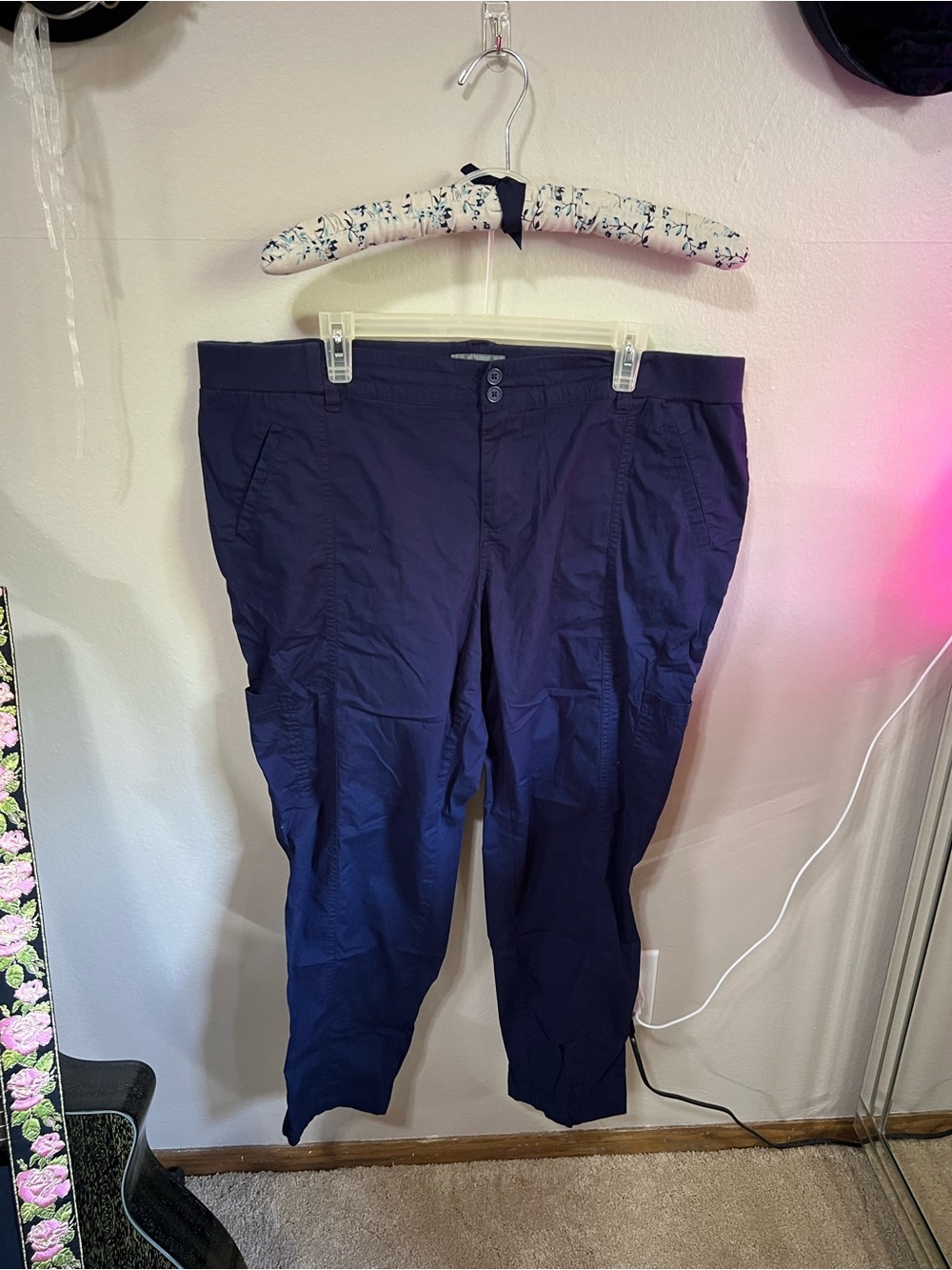 torrid Navy Utility Capris